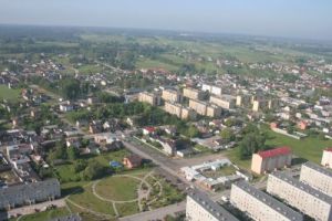 Mszczonow z lotu ptaka