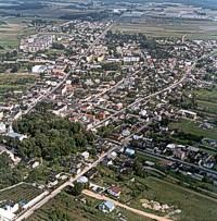 Mszczonow z lotu ptaka